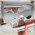Personalized Off-road & Dogs Sneakers - Gift for Off-road Lovers, Dog Lovers - Up to 2 Dogs