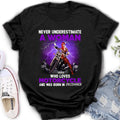 Personalized Biker Girl T-shirt - Gift Idea For Motorcycle Lovers - Never Underestimate A Woman Who Loves Motorcycle And Was Born In December