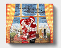 Personalized Kissing Couple Xmas Horizontal Canvas - Couple With Up to 3 Pets - Best Gift For Christmas - You Will Forever Be My Always - EWFNOK