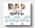 Personalized Dad Canvas - Up to 5 Maps - Best Gift for Family - You Mean The World To Us