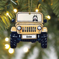 Personalized Off-Road Wooden Ornament - Up to 4 Pets - Christmas Gift idea for Dog/Cat/Off-road Lovers