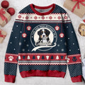 Personalized Dog Mom/Dog Dad All-Over Print Sweater - Upload Dog's Photo - Christmas Gift Idea For Dog Lover - This Dog Mom Belongs To