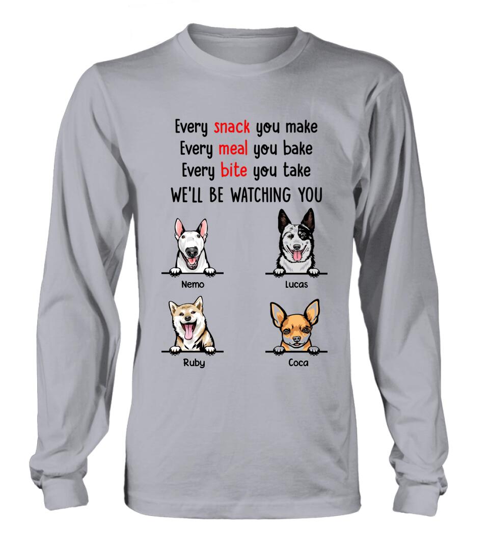 Personalized Dog T-Shirt/Long Sleeves/Hoodie/Sweatshirt - Personalized Gifts for Dog Lovers