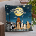 Personalized Witch Pillow Cover - Up to 7 Dogs - Gift For Dog Lovers - After All This Time