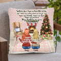 Personalized Sister Quilt/Fleece Blanket And Pillow Cover - Up to 5 Sister - Christmas Gift For Friends/Sisters - My Sister Is You