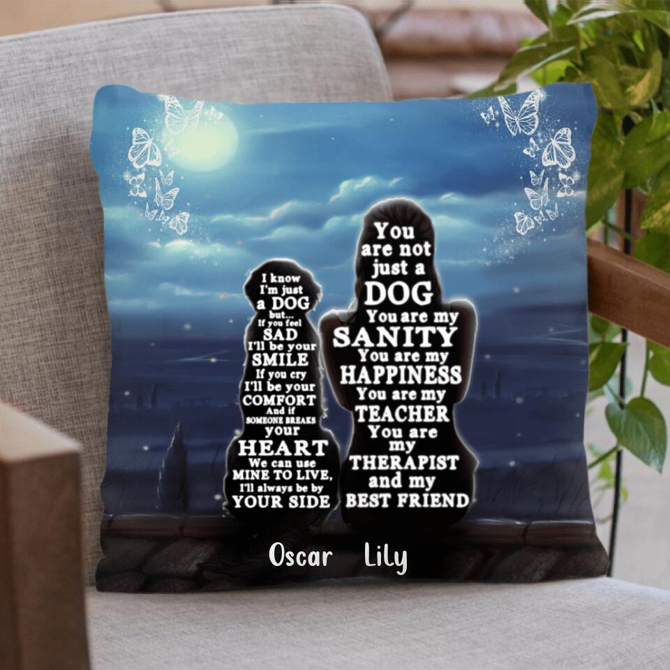Personalized Dog Mom Pillow Cover - Best Gift For Dog Lovers - I'll Be Your Smile