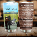Personalized Couple Tumbler - Gift idea for Bikers, Biker Couples - To My Girlfriend