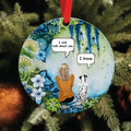 Personalized Memorial Pet Chat Box On Flower Moon Wooden Ornament - Up to 4 Pets - Best Gift For Dog/Cat Lover