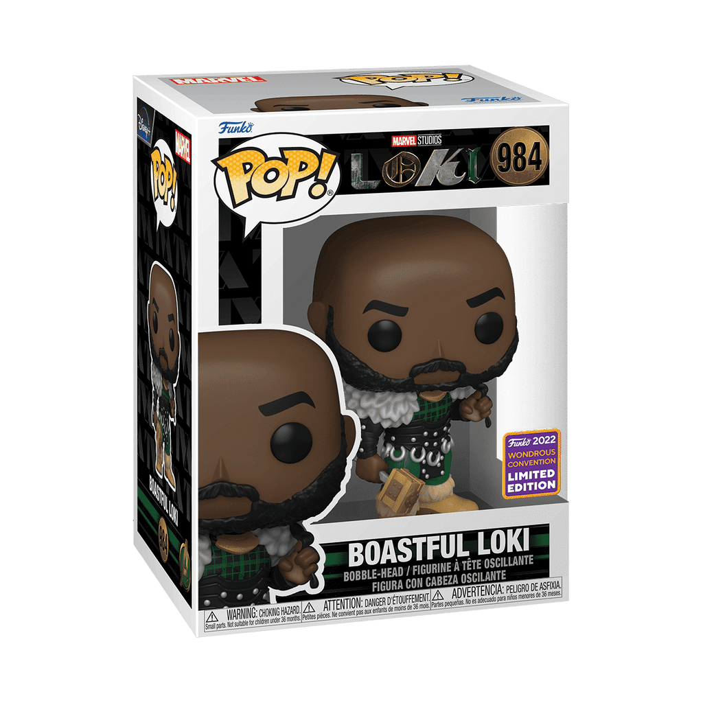 Boastful Loki #984 Funko 2022 Wondrous Convention Limited Edition Funko Pop! Marvel Studios Loki