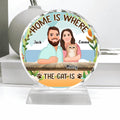 Personalized Cat Crystal Pendulum - Up to 6 Cats - Gift Idea For Cat Lovers - Home Is Where The Cats Are