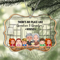 Personalized Grandma & Grandpa's House Acrylic Ornament - Grandparents With Up to 5 Kids - Gift Idea For Grandparent - There's No Place Like Grandma & Grandpa's House