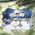 Personalized Memorial Pet Rectangle Acrylic Ornament - Gift Idea For Dog/Cat Lovers With Up To 5 Pets - She Still Talks About You