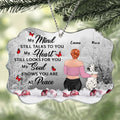 Personalized Memorial Dog Acrylic Ornament - Gift Idea For Dog Lovers - My Mind Still Talks To You