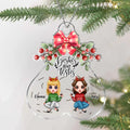 Personalized Besties Acrylic Ornament - Christmas Gift For Besties/Friends - Besties Before Testes