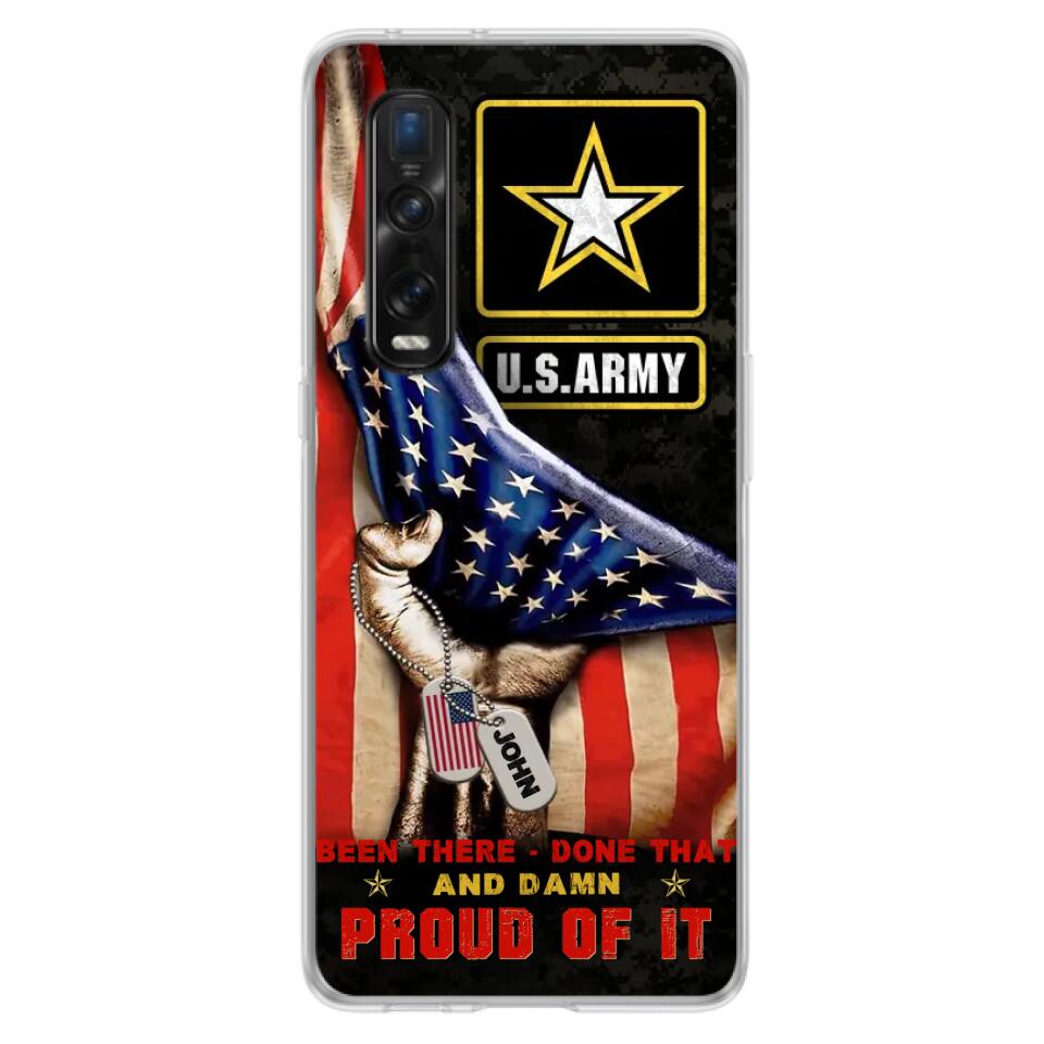 Custom Personalized Veteran Proudly Served Phone Case - Gift Idea For Veterans - Been There Done That And Damn Proud Of It - Case For Xiaomi, Oppo And Huawei
