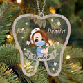 Personalized Dentist Acrylic Ornament - Gift Idea For Dentists/Friends/Colleagues - Best Dentist 2022