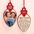 Personalized Best Friend 2-Sided Wooden Ornament - Upload Friend Photo - Light of Friendship