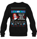 Personalized Nurse T-Shirt - Gift Idea For Nurse - Deck The Halls With Beta Blockers