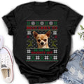 Personalized Dog Photo T-Shirt - Christmas Gift Idea For Pet Lovers - Most Likely To Be On The Naughty List