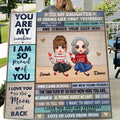 Personalized To My Daughter Quilt/Fleece Blanket - Gift For Daughter From Mom - Its Seems Like Only Yesterday