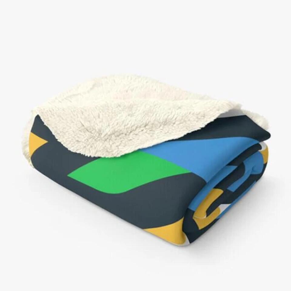 Personalized Horse Mom/Dad Quilt/Fleece Throw Blanket - Gift Idea For Horse Lovers - Up to 4 Horses - You Are Not Just Horses