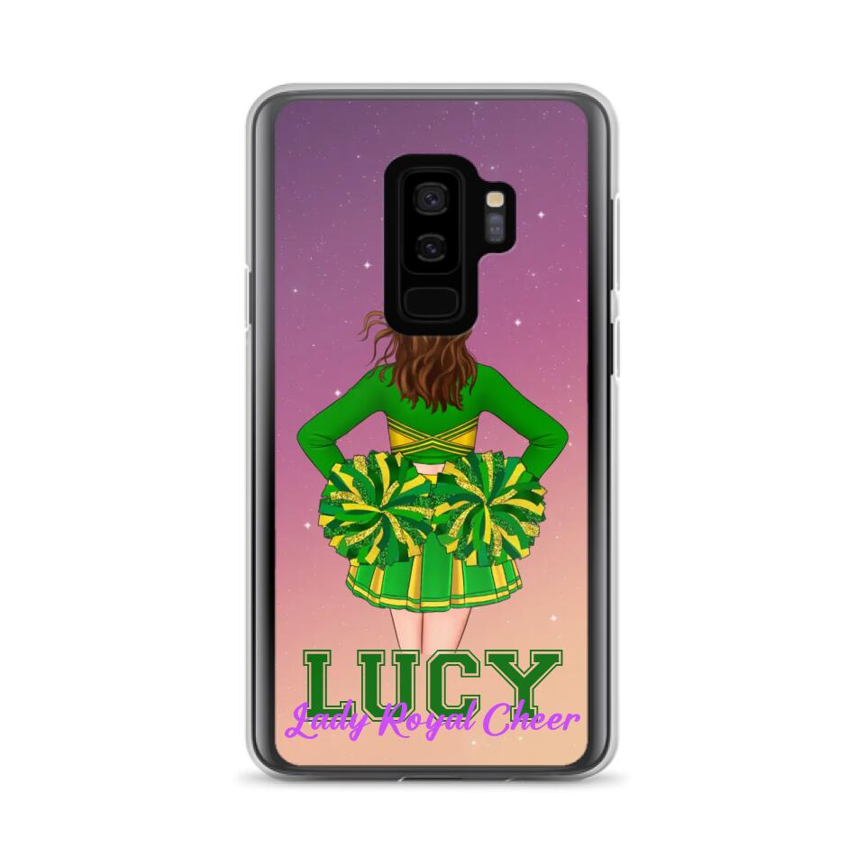 Personalized Cheerleading Phone Case - Birthday Gift For Cheerleading Coach, Cheerleader - Case For iPhone And Samsung