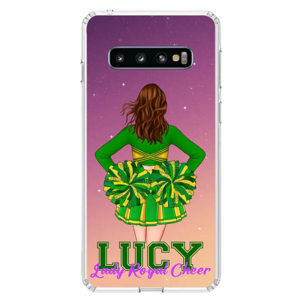 Personalized Cheerleading Phone Case - Birthday Gift For Cheerleading Coach, Cheerleader - Case For iPhone And Samsung