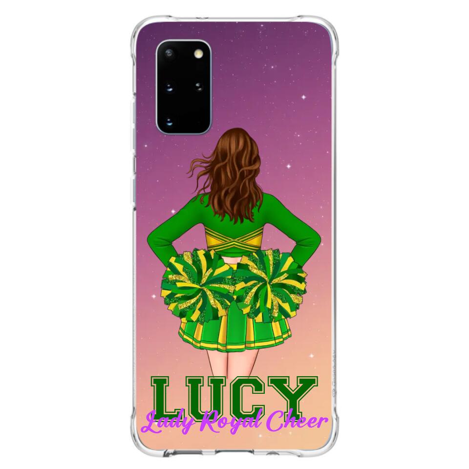 Personalized Cheerleading Phone Case - Birthday Gift For Cheerleading Coach, Cheerleader - Case For iPhone And Samsung