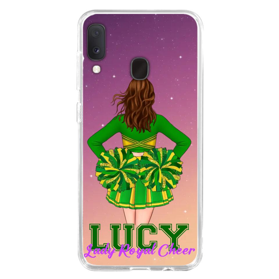 Personalized Cheerleading Phone Case - Birthday Gift For Cheerleading Coach, Cheerleader - Case For iPhone And Samsung