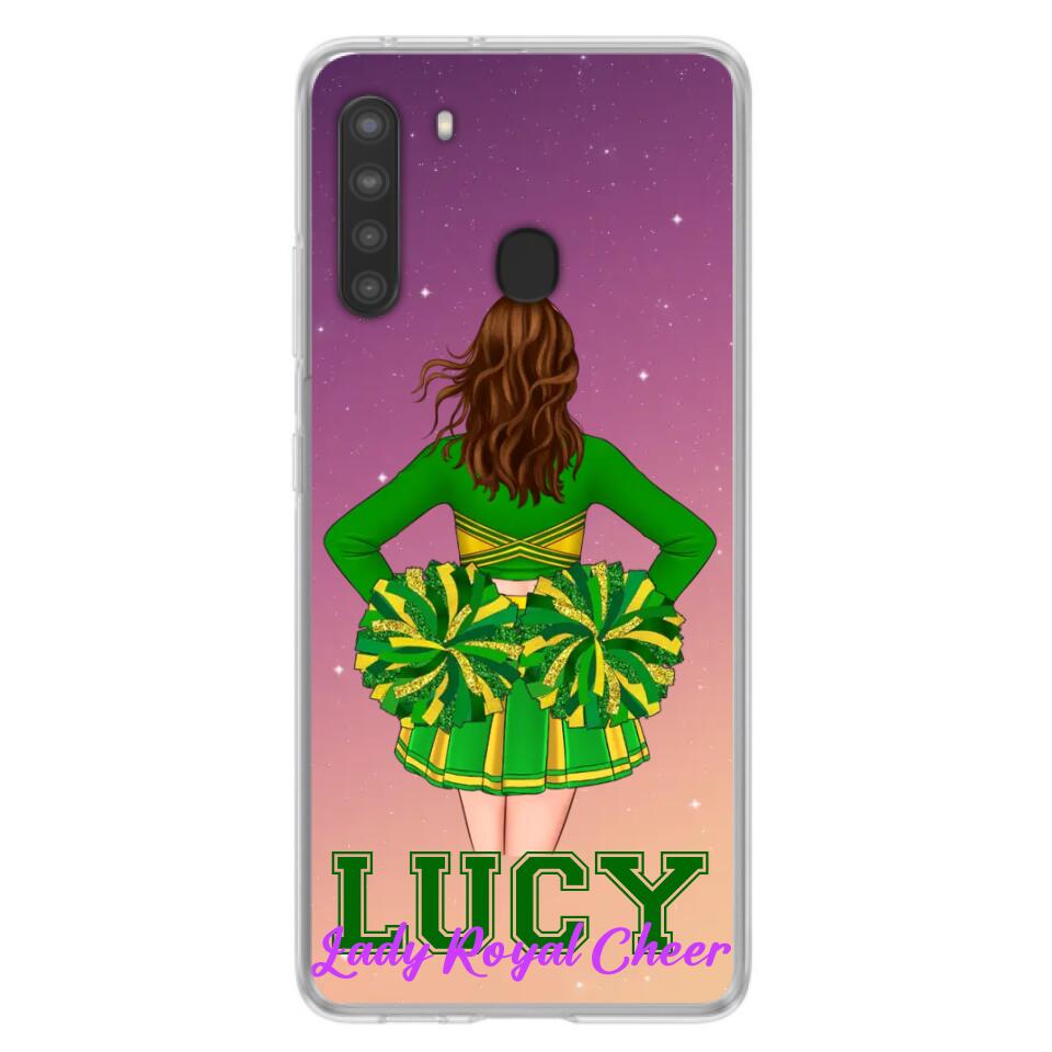 Personalized Cheerleading Phone Case - Birthday Gift For Cheerleading Coach, Cheerleader - Case For iPhone And Samsung