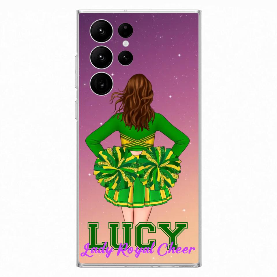 Personalized Cheerleading Phone Case - Birthday Gift For Cheerleading Coach, Cheerleader - Case For iPhone And Samsung
