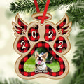 Personalized Dog Photo Wooden Ornament - Memorial Gift Idea For Dog Owner/Christmas