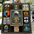 Personalized Bigfoot Fleece Blanket/Quilt - Gift Idea For Family/Friend - Hide & Seek World Champion