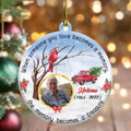 Custom Personalized Mom Photo Wooden Ornament - Memorial Gift Idea - When Someone You Love Becomes A Memory, The Memory Becomes A Treasure