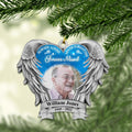 Personalized Memorial Wooden Ornament - Upload Photo - Remembrance Gift For Loss Of Loved Ones - Always Loved Never Forgotten Forever Missed