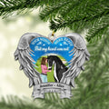 Personalized Memorial Horse Wooden Ornament - Memorial Gift For Loss Of Horses - Your Wings Were Ready But My Heart Was Not