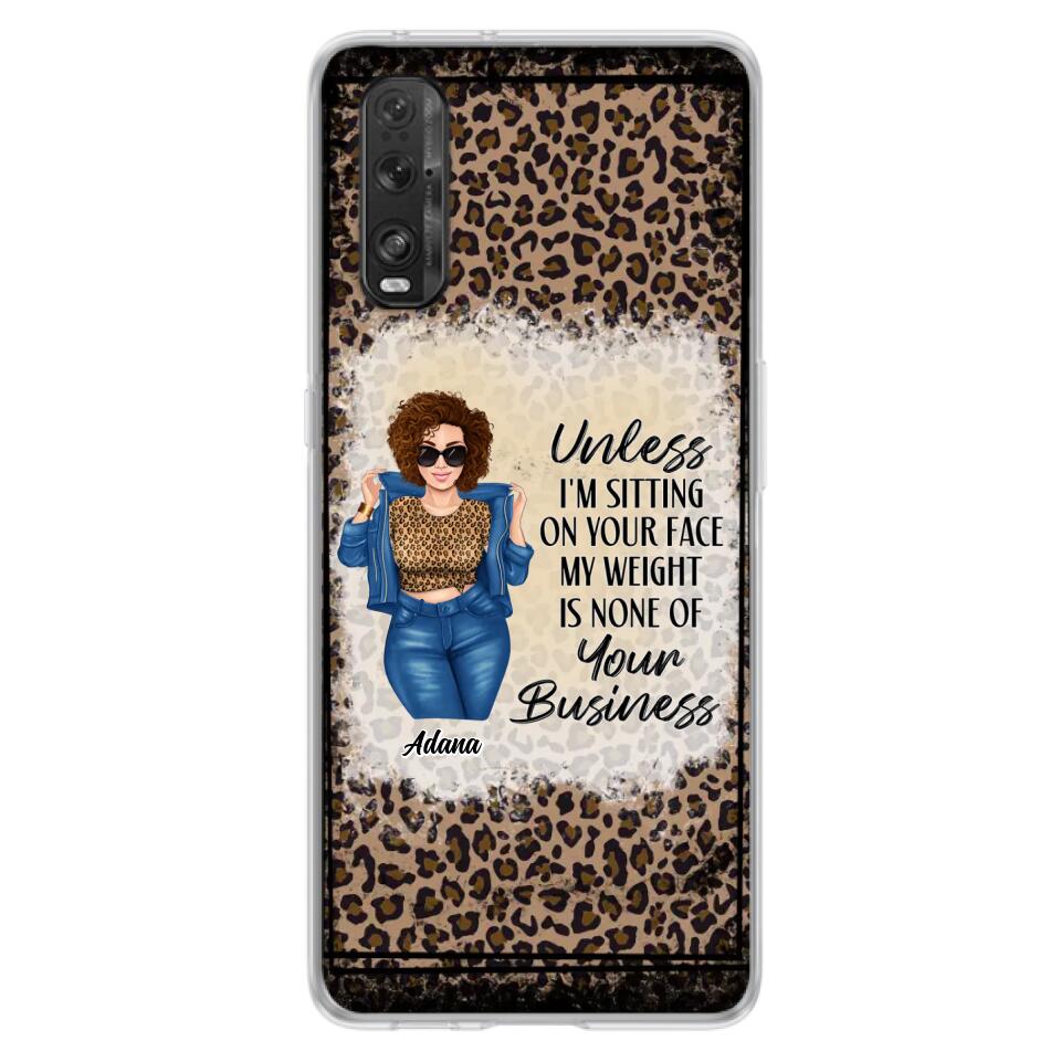 Custom Personalized Sassy Thick Girl Phone Case - Gift For Friend/ Sister/ Birthday Gift - Case For Xiaomi, Oppo And Huawei
