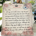 Personalized Love Letter Fleece Blanket/Quilt - Meaningful Messages For Mother’s Day - Dear Mom Letter Blanket