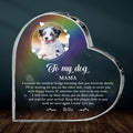 Personalized Memorial Dog Acrylic Plaque - Memorial Gift Idea For Dog Mom - Upload Photo - To My Dog Mama
