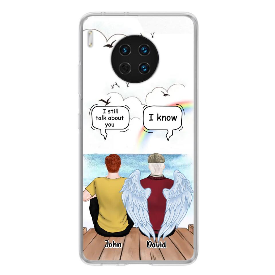 Custom Personalized Memorial Family Phone Case - Memorial Gift For Family Members - I Still Talk About You - Case For Xiaomi, Oppo And Huawei