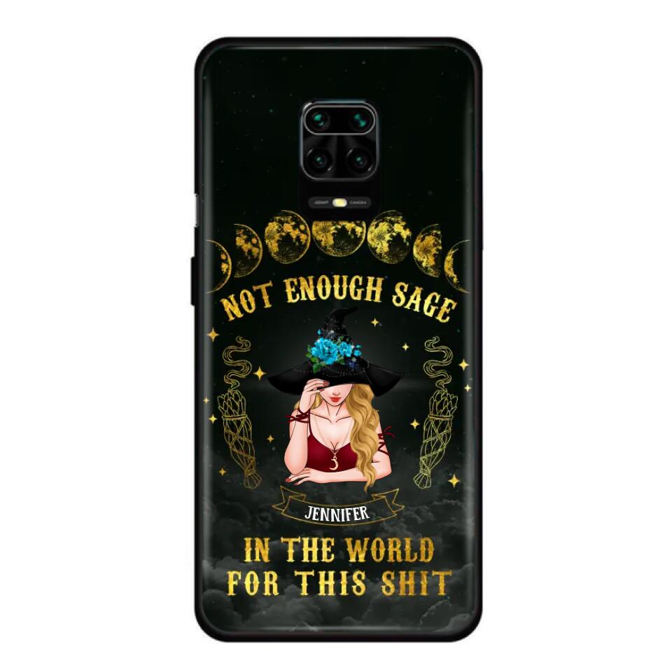 Custom Personalized Witch Phone Case - Gift For Halloween/Witch - Not Enough Sage In The World - Case for Xiaomi/Huawei/Oppo