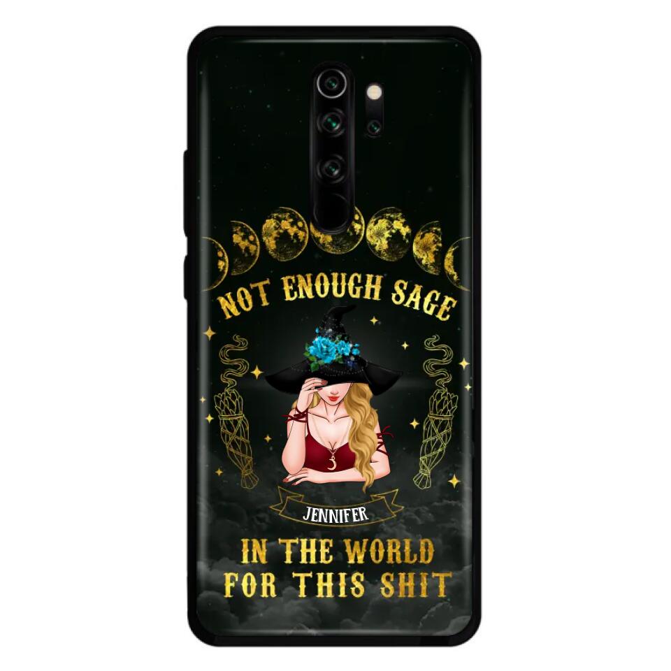 Custom Personalized Witch Phone Case - Gift For Halloween/Witch - Not Enough Sage In The World - Case for Xiaomi/Huawei/Oppo