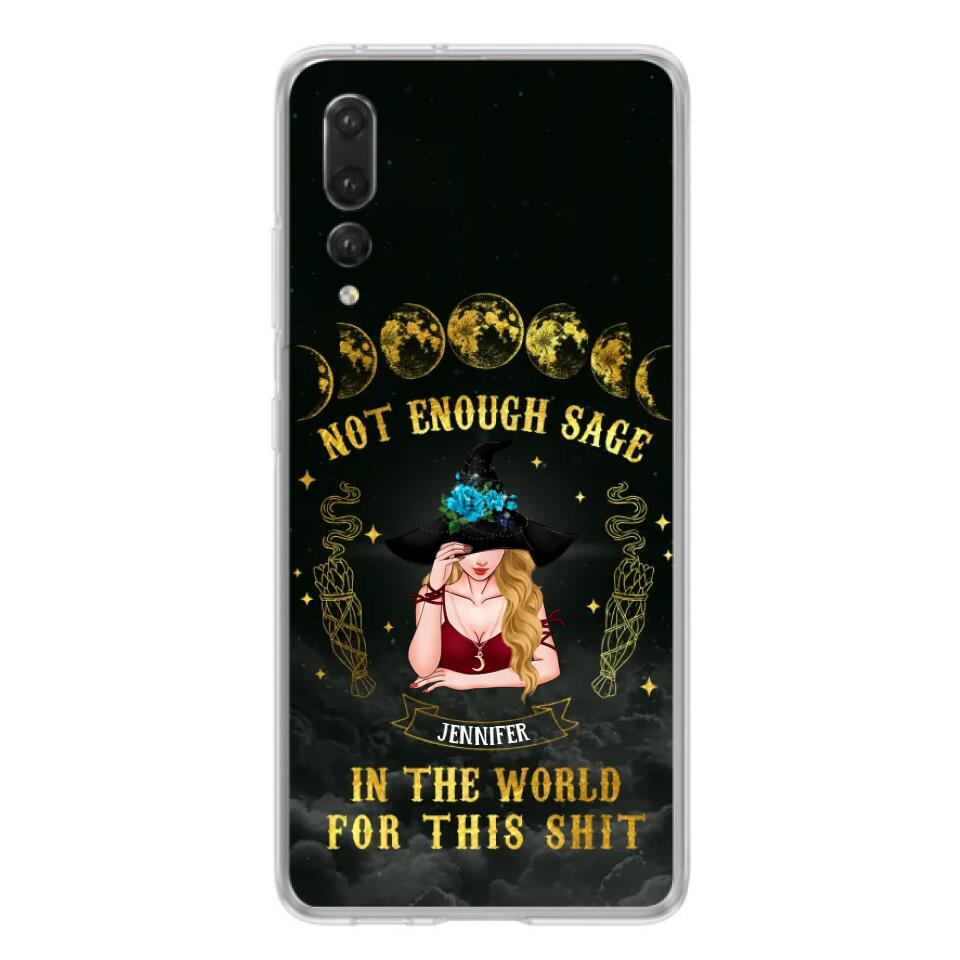 Custom Personalized Witch Phone Case - Gift For Halloween/Witch - Not Enough Sage In The World - Case for Xiaomi/Huawei/Oppo