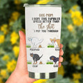 Personalized Dog Tumbler - Gift for Dog Lover, Dog Mom, Dog Dad - This Tumbler Smells Better Than The Shit - Up to 4 Dogs