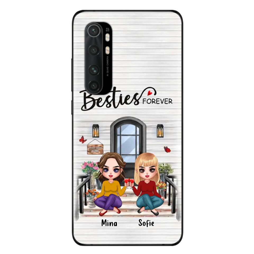 Personalized Besties Sisters Front Porch Phone Case - Up to 5 Women - Gift Idea For Friends/Besties/Sisters - Besties Forever - Case For Xiaomi/Oppo/Huawei