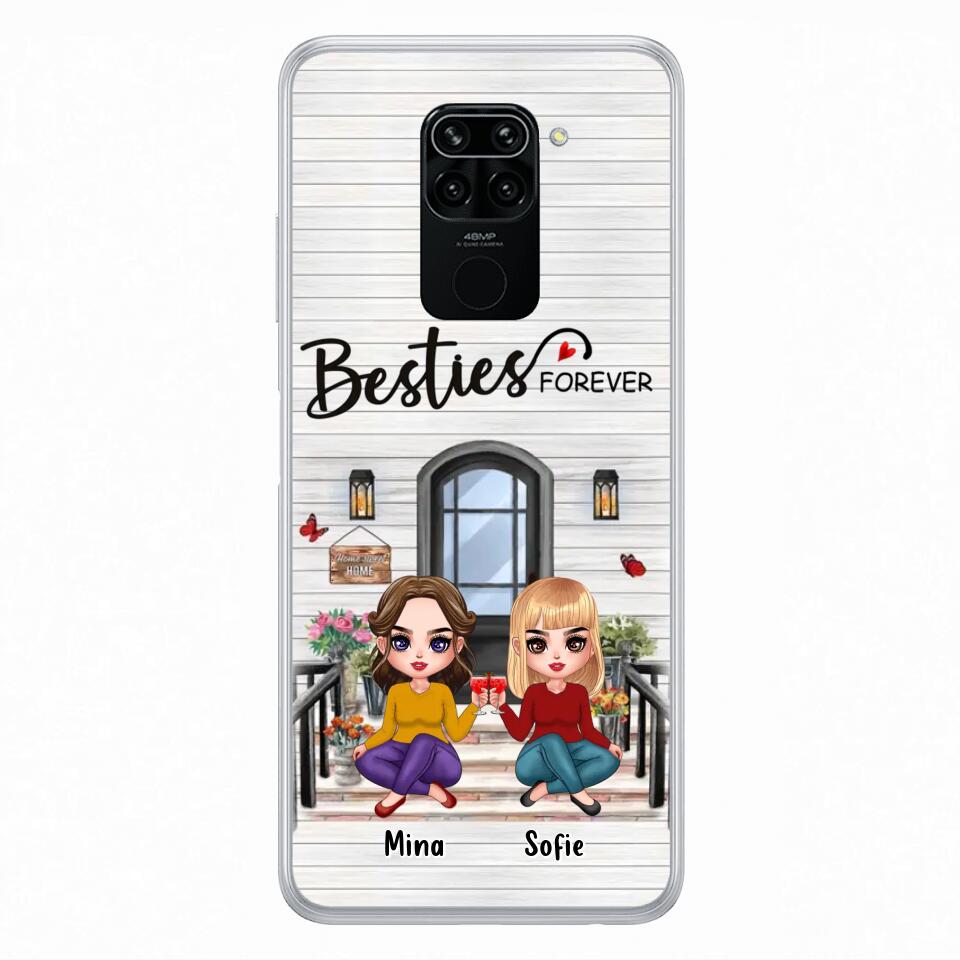 Personalized Besties Sisters Front Porch Phone Case - Up to 5 Women - Gift Idea For Friends/Besties/Sisters - Besties Forever - Case For Xiaomi/Oppo/Huawei