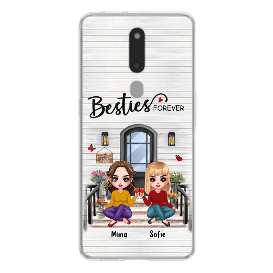 Personalized Besties Sisters Front Porch Phone Case - Up to 5 Women - Gift Idea For Friends/Besties/Sisters - Besties Forever - Case For Xiaomi/Oppo/Huawei