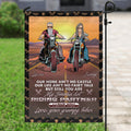Personalized Riding Couple Flag Sign - Gift Idea For Wife From Husband - You Are My Smokin' Hot Riding Partner