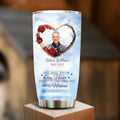 Personalized Photo Memorial Tumbler - Memorial Gift For Loss Of Family Member - I'll Hold You In My Heart Until I Can Hold You In Heaven