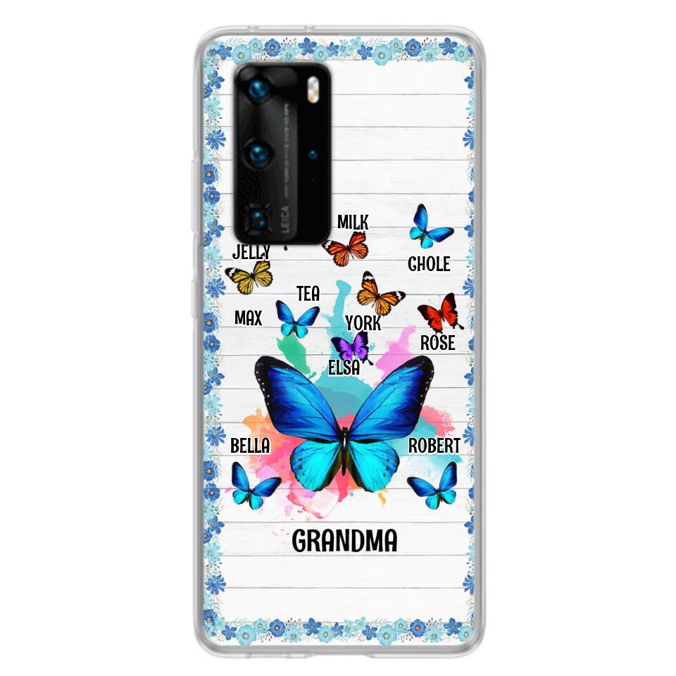 Custom Personalized Grandma Phone Case - Up to 10 Kid's Name - Mother's Day Gift Idea For Grandma - Case For Xiaomi/ Oppo/ Huawei